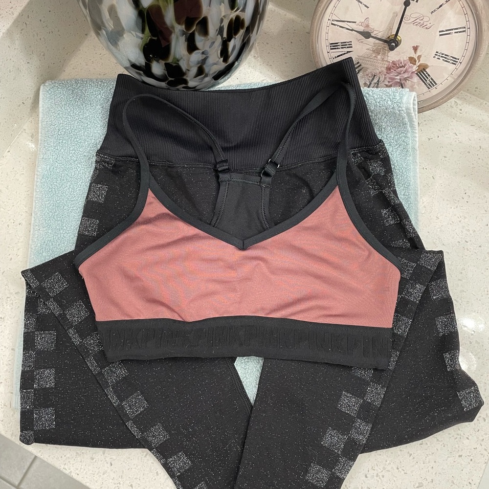 Workout Set - Victoria’s Secret Sports Bra & Leggings Sz XS
